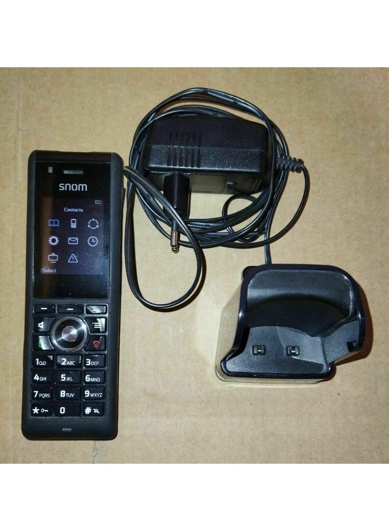 Snom هاتف سنام M85 DECT اللاسلكي، وظيفة إنذار، لوحة مفاتيح مضاءة، مشبك حزام، جهاز يدوي متين، قابل للتوصيل بسماعة الرأس، مستشعرات موضع مدمجة، حماية IP-65 - Image 3